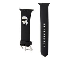Karl Lagerfeld Karl Head NFT Armband für Apple Watch 42/44/45/49 schwarz