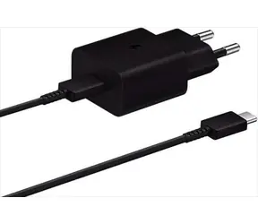 Samsung EP-T2510 schwarz / USB-C Ladegerät / Schnellladung / 25W / 1m