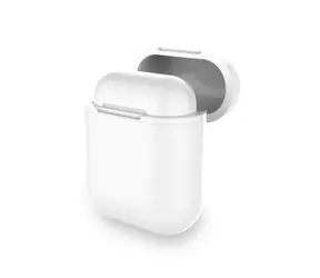 LAB.C AirPods Wireless Charging Case-Adapter zum kabellosen Laden für Apple AirPods weiß 