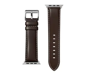 LAUT Oxford-Lederarmband für Apple Watch 42 & 44 mm dunkelbraun
