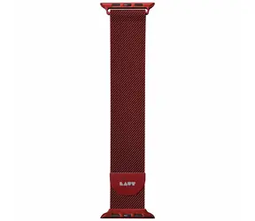 LAUT Steel LOOP Armband für Apple Watch 42 & 44 mm rot