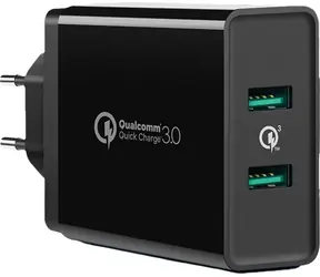 Ugreen CD161 Ladegerät schwarz / 2x USB-A / 36W / QC3.0