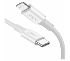 Ugreen Kabel Lightning (M) - USB-C (M) 1m weiß