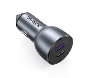Ugreen 60980 Autoadapter grau / USB-A 22,5W / USB-C 30W