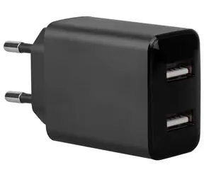 Avacom HomeNOW 2 schwarz / Ladegerät / 17W / 2x USB-A