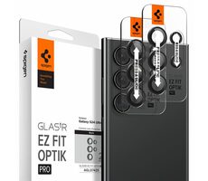 Spigen Glass tR EZ Fit Optik Pro Schutzglas für Samsung Galaxy S24 Ultra schwarz 2 Stk