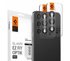 Spigen Glass tR EZ Fit Optik Pro Schutzglas für Samsung Galaxy S24 PLUS schwarz 2 Stk 