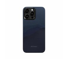 Pitaka StarPeak MagEZ 4 Schutzhülle für Apple iPhone 15 Pro Max blau 
