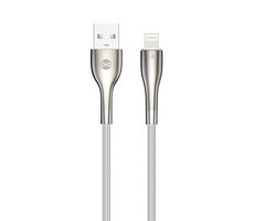 Forever Sleek Kabel USB-A (M) - Lightning (M) 1m weiß / 2,4 A 