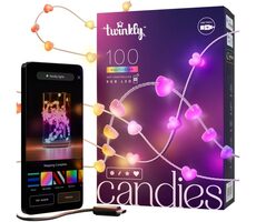 Twinkly Candies LED TWKH100RGB-T 100 Stück 6 m / Intelligente Lichterkette / RGB / WLAN / Bluetooth