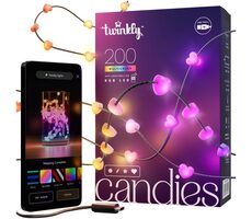 Twinkly Candies LED TWKH200RGB-G 200 Stück 6 m / Intelligente Lichterkette / RGB / WLAN / Bluetooth