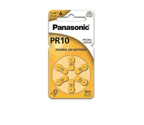 Panasonic PR10 (PR230) 6 Stück / Batterie für Hörgeräte / 1,4 V / 91 mAh / ZnAir