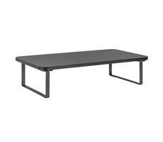 Powerton Sockel unter dem Monitor - Spanplatte schwarz / Tragkraft 20 kg