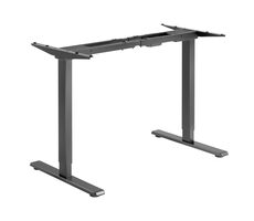 Powerton Tischgestell schwarz / Elektrisch höhenverstellbar / 72 bis 120 cm / Belastbarkeit 100 kg