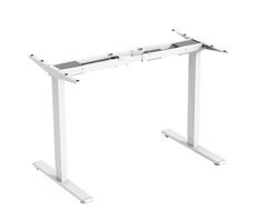 Powerton Tischgestell weiß / Elektrisch höhenverstellbar / 72 bis 120 cm / Belastbarkeit 100 kg