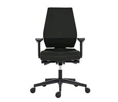 Powerton Sima schwarz / Ergonomischer Bürostuhl / Belastbarkeit 130 kg 