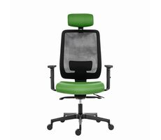 Powerton Lucie grün / Ergonomischer Bürostuhl / Belastbarkeit 130 kg 
