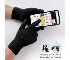 Swissten WINTER SMARTPHONE GLOVES Herren schwarz / Smartphone-Handschuhe