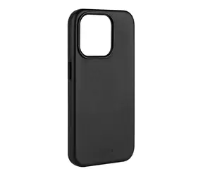 FIXED MagLeather Lederrückseite mit MagSafe-Unterstützung für Apple iPhone 15 Pro Max schwarz