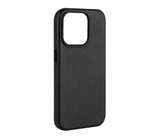 FIXED MagLeather Lederrückseite mit MagSafe-Unterstützung für Apple iPhone 15 Pro schwarz