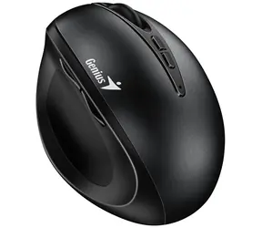 Genius Ergo 8300S schwarz / vertikale kabellose Maus / 1600 dpi / 7 Tasten / 2,4 GHz