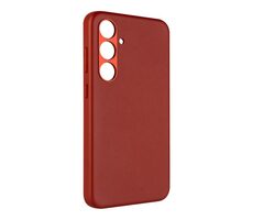 FIXED MagLeather Leder-Rückseite mit MagSafe-Unterstützung für Samsung Galaxy S24 rot / Nachverkauf