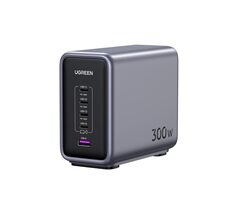 Ugreen USB-A & USB-C Schnellladegerät GaN 300W / 4X USB-C / 1x USB-A