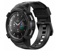 Spigen Rugged Armor Pro Armband für Samsung Galaxy Watch 4 Classic (46 mm) schwarz