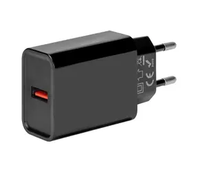Obal:Me Travel Charger USB-A 18W schwarz