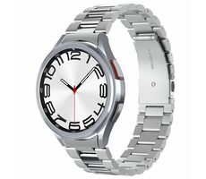 Spigen Modern Fit 316L Armband für Galaxy Watch6 Classic 47 mm Silber