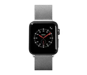LAUT Steel LOOP Armband für Apple Watch 38 & 40 mm silber