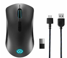 Lenovo Legion M600 Schwarz / Kabellose Gaming-Maus / 16.000 DPI / Bluetooth 5.0 / USB-Empfänger / USB 2.0 / RGB