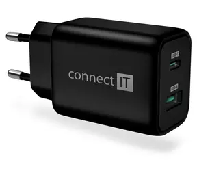 Connect IT CWC-2080 Wanderer2 schwarz / Ladeadapter / USB-A / USB-C / 33W