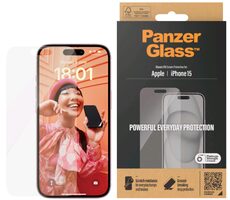PanzerGlass Classic Fit Schutzglas für Apple iPhone 15