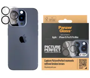 PanzerGlass PicturePerfect Schutzglas für Apple iPhone 15 Pro/15 Pro Max
