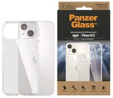 PanzerGlass HardCase Schutzhülle für die Rückseite für Apple iPhone 14 und 13, transparent 