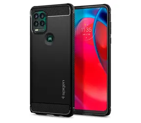 Spigen Rugged Armor Schutzhülle für Motorola Moto G Stylus 5G schwarz