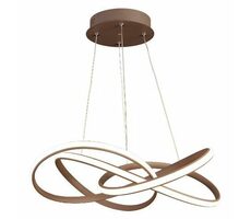 Luxera PASSO LED Hängeleuchte braun / 40W / 2700lm / 3000K
