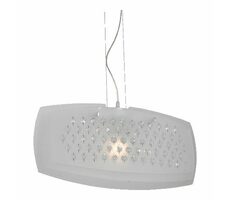 Luxera SKYCRISTALL Pendelleuchte E27 weiß / 100W / IP20