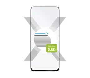 FIXED Full-Cover Schutzglas aus gehärtetem Glas für Motorola Moto G54 5G/G54 Power Edition schwarz / Verklebung über das gesamte Display 