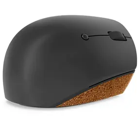 Lenovo Go Wireless Vertical grau / Ergonomische kabellose Maus / 2400 DPI / 2,4 GHz USB-A-Dongle / 1x AA