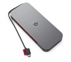 Lenovo Go Wireless Mobile Power Bank 10000 mAh grau / 27W / 1x USB-C(F) / 1x USB-C(M) / Qi@15W / PD3.0