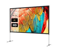 BlitzWolf BW-VS6 schwarz / Projektionswand / 120" / 276 x 207 x 49 cm