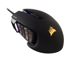 Corsair SCIMITAR RGB ELITE schwarz / Optische Gaming-Maus / 18000DPI / 17 Tasten / USB-A / 1,8 m
