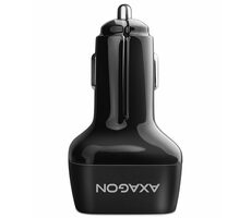 Axagon PWC-PQ38 schwarz / Autoladegerät / 1x USB-A + 1x USB-C / 38W