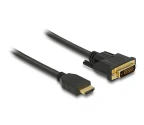 DeLock Kabel HDMI-A (M) - DVI-D (M) 1,0m schwarz