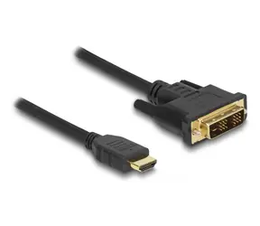 DeLock Kabel DVI-D (M) - HDMI-A (M) 1,5m schwarz