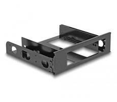 DeLock Einbaurahmen 5,25" für 1x 3,5" Scheibe schwarz