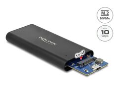 DeLock Externes Gehäuse für SSD M.2 NVME - USB-C (F) schwarz