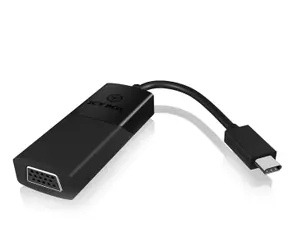 Icy Box IB-AC533-C Adapter USB 3.1 Typ C (M) - VGA (F) schwarz